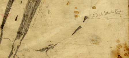 This map is the central object in the story of how geographical knowledge was passed from an Inuk man named Wetalltok to a non-native explorer.